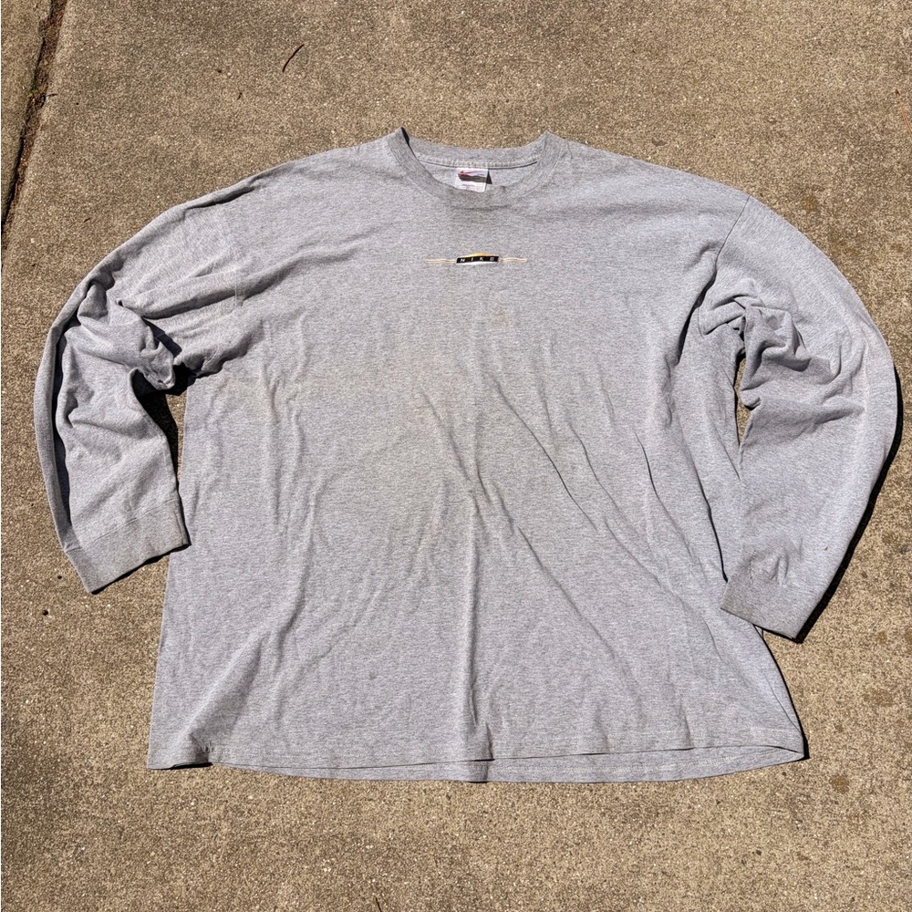 2000s Nike LongSleeve Tee Sz XXL 28x29